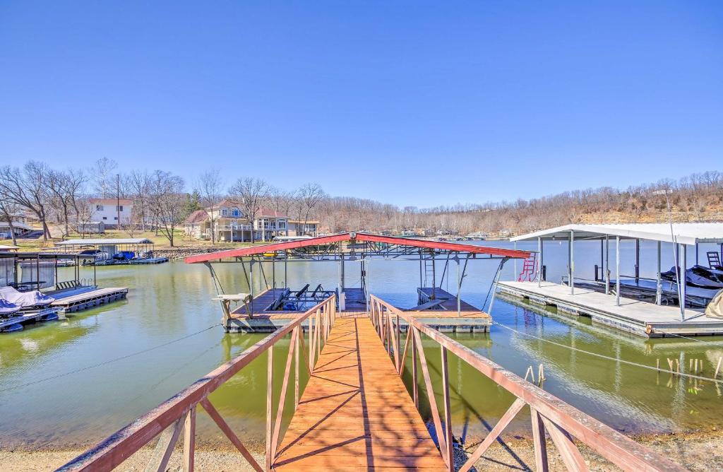 Waterfront Lake of the Ozarks Cabin with Boat Dock!